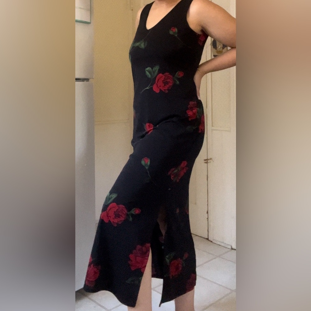 GAS CO vintage rose dress size large